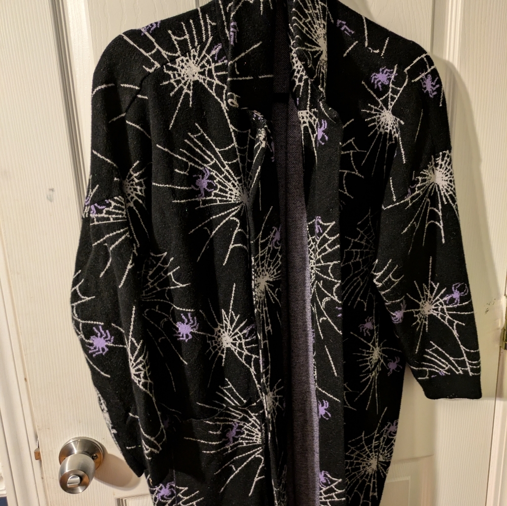 Modcloth Spiderweb Cardigan